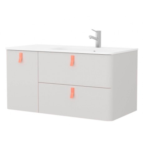 Meuble de salle de bains 1200 Gauche Nata UNIIQ - SALGAR 24671