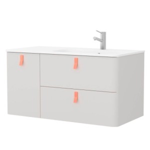 Meuble de salle de bains 1200 Gauche Nata UNIIQ - SALGAR 24671