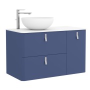 Meuble de salle de bain UNIIQ 900 droite AZUL ALTAMAR  - SALGAR 24619 
