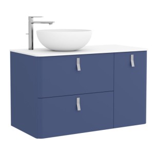 Meuble de salle de bain UNIIQ 900 droite AZUL ALTAMAR  - SALGAR 24619 