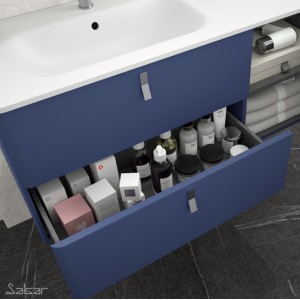 Meuble de salle de bain UNIIQ 900 droite AZUL ALTAMAR  - SALGAR 24619 