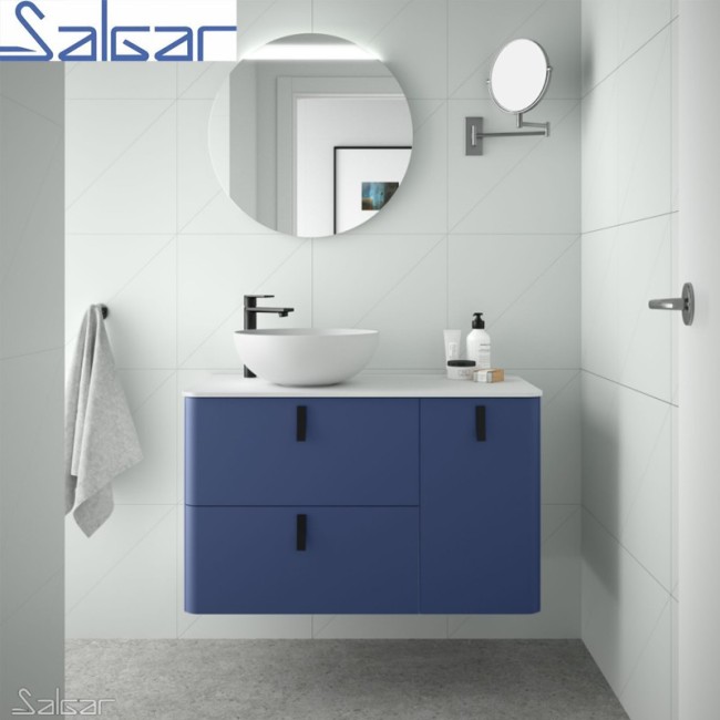 Meuble de salle de bain UNIIQ 900 droite AZUL ALTAMAR  - SALGAR 24619 