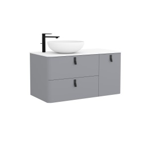 Meuble de salle de bain UNIIQ 900 droite HUMO  - SALGAR 24610 