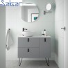 Meuble de salle de bain UNIIQ 900 droite HUMO - SALGAR 24610 