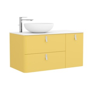 Meuble de salle de bain UNIIQ 900 droite PAJA  - SALGAR 24612 