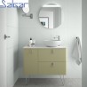 Meuble de salle de bain UNIIQ 1200 gauche SALVIA - SALGAR 24687