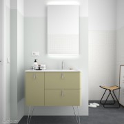 Meuble de salle de bain UNIIQ 1200 gauche SALVIA  - SALGAR 24687 