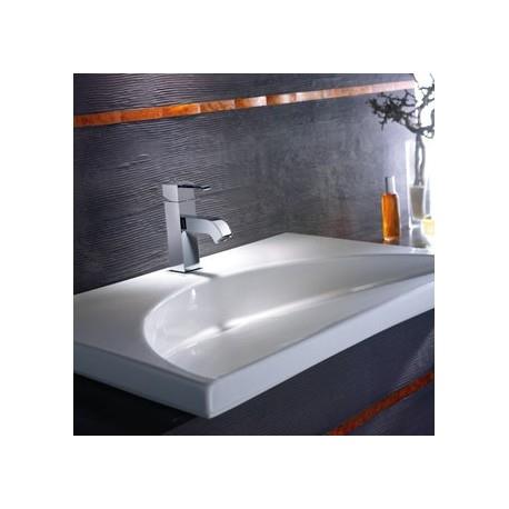 Mitigeur large chrome pour lavabo QUADRI - CRISTINA ONDYNA QM22351
