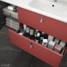 Meuble de salle de bains 900 Gauche Rojo UNIIQ - SALGAR 24660
