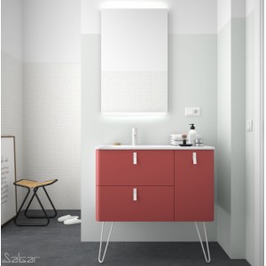 Meuble de salle de bain UNIIQ 900 droite ROJO  - SALGAR 24616 