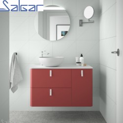Meuble de salle de bain UNIIQ 900 droite ROJO - SALGAR 24616 