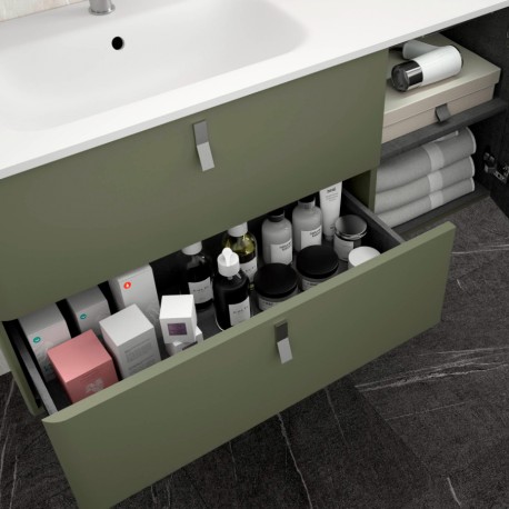 Meuble de salle de bain UNIIQ 900 droite BOSQUE  - SALGAR 24624 