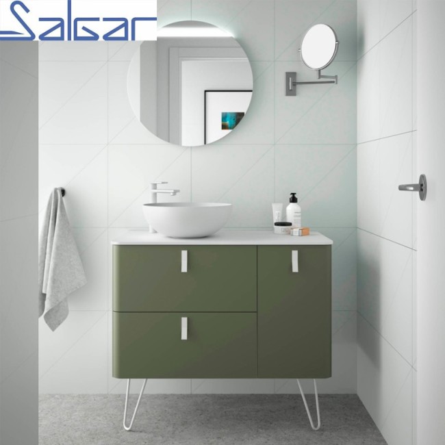 Meuble de salle de bain UNIIQ 900 droite BOSQUE  - SALGAR 24624 