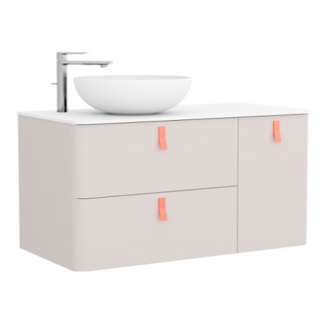 Meuble de salle de bain UNIIQ 1200 droite NATA  - SALGAR 24627 
