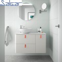 Meuble de salle de bain UNIIQ 1200 droite NATA - SALGAR 24627 