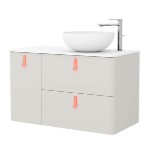 Meuble de salle de bain UNIIQ 900 gauche NATA  - SALGAR 24649 