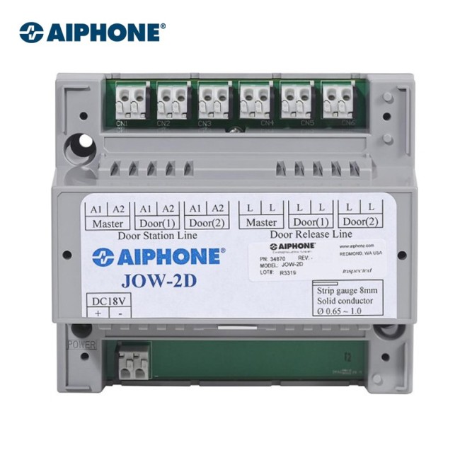 Adaptateur 2 entrées pour série JO - AIPHONE  - JOW2D - 130415