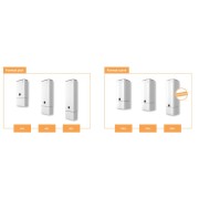 Chauffe-eau électrique carré vertical mural Linéo connecté 100L  - ATLANTIC 157213