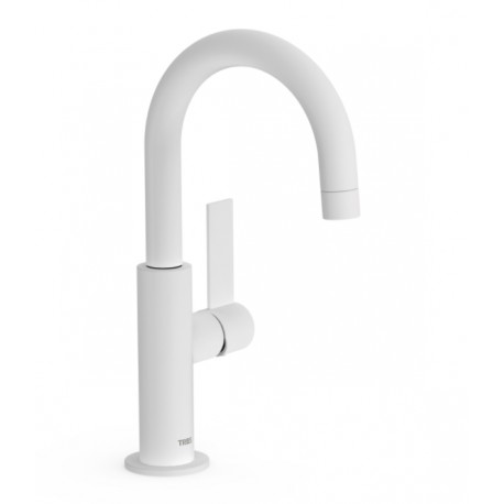 Mitigeur lavabo Blanc Mat  - TRES 21190401BM