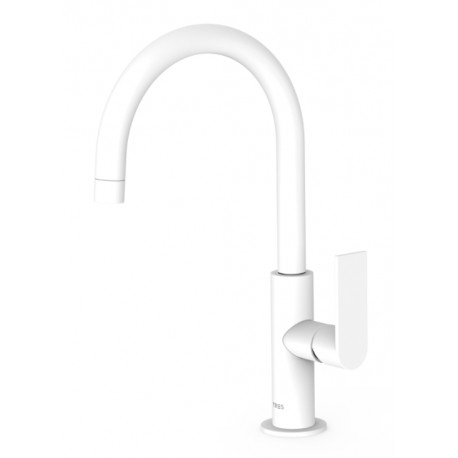 Mitigeur lavabo Blanc Mat - TRES 20020505BM