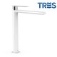 Mitigeur lavabo Blanc Chrome - TRES 20020305BL