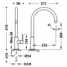 Mitigeur lavabo XXL Rouge - TRES 26290401TRO