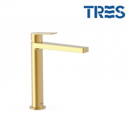 Mitigeur lavabo Or Mat 24K - TRES 21120301OM