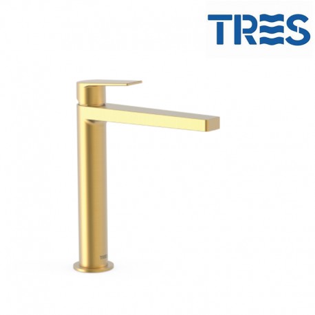 Mitigeur lavabo Or Mat 24K - TRES 21120301OM