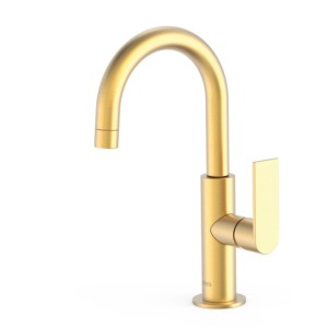 Mitigeur lavabo Or Mat 24K - TRES 20020504OM