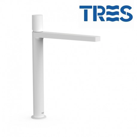 Mitigeur lavabo Blanc Mat - TRES 21180302BM