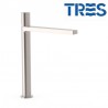 Mitigeur lavabo Acier - TRES 21180302AC