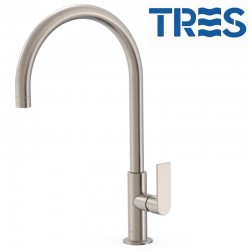 Mitigeur lavabo Acier - TRES 20020506AC