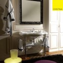 Lavabo en céramique Retro Luxe PARIGI 100cm BLANC BRILLANT - CRISTINA ONDYNA WPG10509