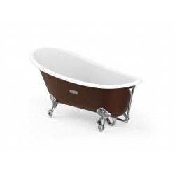 Baignoire en fonte avec fond antiderapant cuivre 1600X800 Cuivre CARMEN - ROCA A234250008
