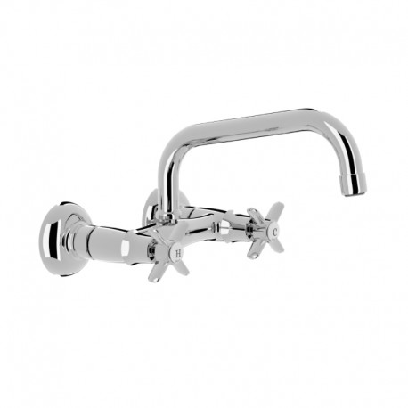 Mélangeur cuisine mélangeur évier mural distance depuis mur 237 mm  - TRES 24221501