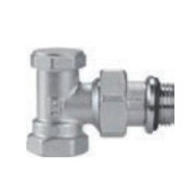 Coude de réglage 1/2" équerre pour installation bitube - VALDEROMA 09768