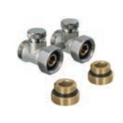 Répartiteur équerre pour installation monotube - Valderoma 09316