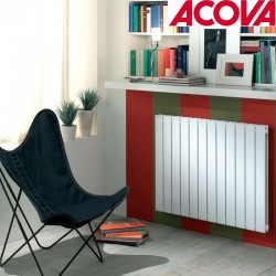 Radiateur chauffage central FASSANE Horizontal double à éléments verticaux 936W - ACOVA HXD-060-089