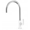 Mitigeur lavabo Blanc Chrome - TRES 20020506BL