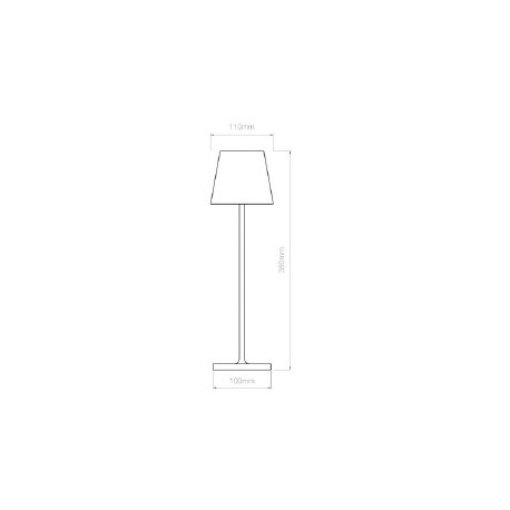 Lampe d'intérieur LED portable LIEVO, Blanc USB 5V - 4739 BENEITO FAURE