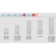 Sèche-serviette ACOVA - CALA eau chaude 378W LN-072-05