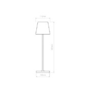 Lampe d'intérieur LED portable LIEVO, Noir USB 5V - 4740 BENEITO FAURE