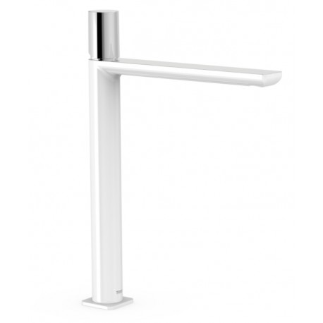 Mitigeur lavabo Blanc Chrome - TRES 20020306BL