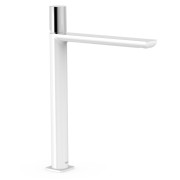 Mitigeur lavabo Blanc Chrome - TRES 20020306BL
