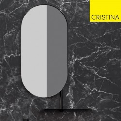 Miroir Ovale Avec Tablette - MB15515 CRISTINA ONDYNA