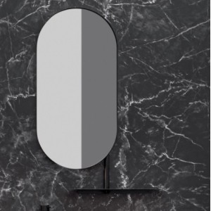 Miroir Ovale Avec Tablette - MB15515 CRISTINA ONDYNA