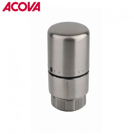 Tête thermostatique design acier inox - ACOVA 853720