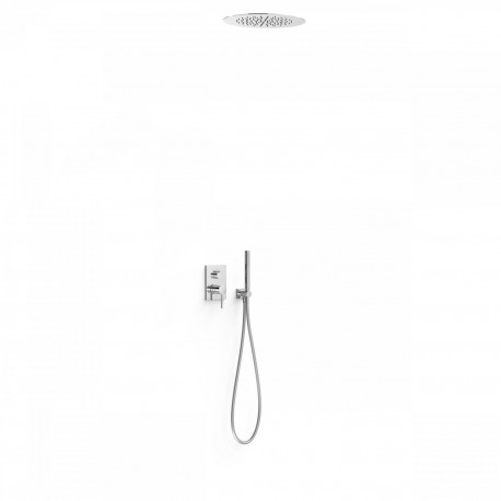 Kit de douche encastré Rapid-Box Chromé - TRES 06228005 