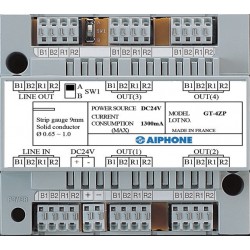 Distributeur d'étages 4 directions pour alim. ps2420dm pour moniteurs gt wi-fi - AIPHONE GT4ZP 