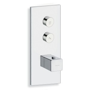 Façade Thermo Twist thermostatique 2 sorties Chromé Quadri - CRISTINA ONDYNA XQ61251